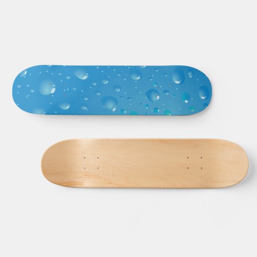 Skateboard van zeer koude waterdruppels (Horizontaal)