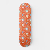 Skateboard verbluffend Oranje sterren (Voorkant)