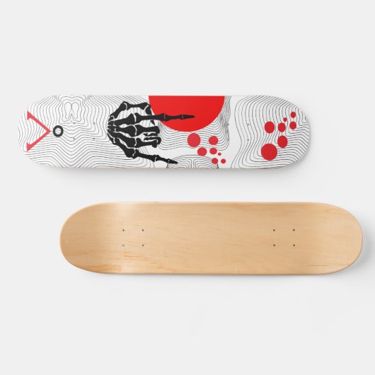 Skateboard, verder dan het leven persoonlijk skateboard (Horizontaal)