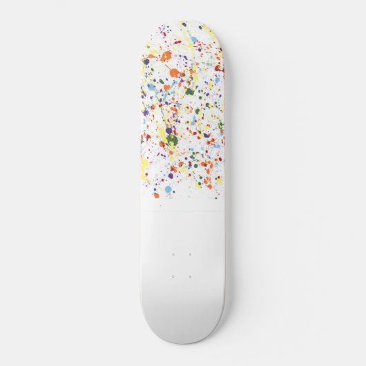 Skateboard "Verf Splatter" (Voorkant)