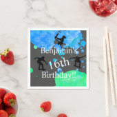 Skateboard Verjaardag, 16e Verjaardag Servet (Insitu)