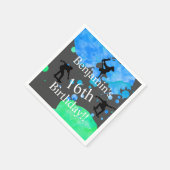 Skateboard Verjaardag, 16e Verjaardag Servet (Hoek)