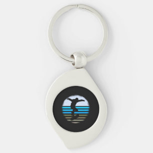 Skateboard Vintage Retro Sleutelhanger