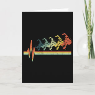 Skateboard Vintage Skate Retro Liefde Skateboarden Kaart