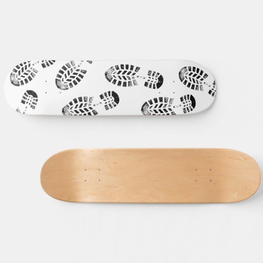 Skateboard voetafdrukken (Horizontaal)
