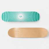Skateboard voor aangepaste kleurencirkels - Uw pag (Horizontaal)