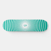 Skateboard voor aangepaste kleurencirkels - Uw pag (Horizontaal)