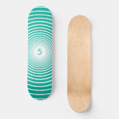 Skateboard voor aangepaste kleurencirkels - Uw pag (Voorkant)