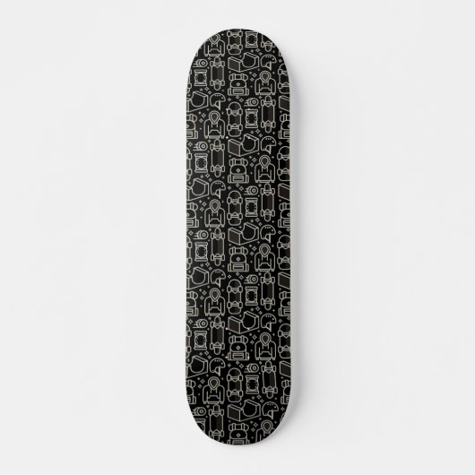 Skateboard voor afdrukken in Skater (Voorkant)
