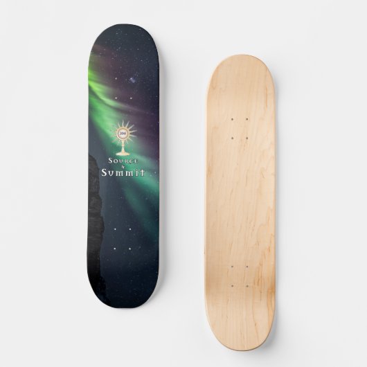 Skateboard voor Bron- en Top Monstrance (Voorkant)