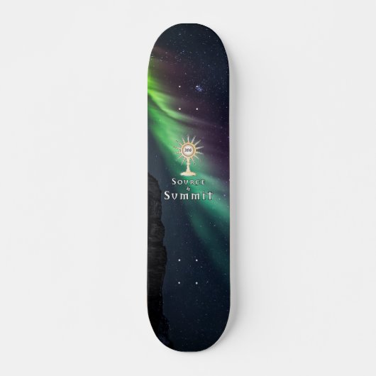 Skateboard voor Bron- en Top Monstrance (Voorkant)
