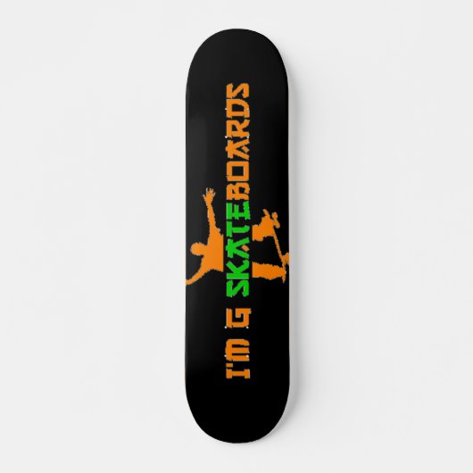 Skateboard voor buitenlettertype 1 (Voorkant)