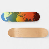 Skateboard voor dag- en nachtvluchten voor wereldk (Horizontaal)
