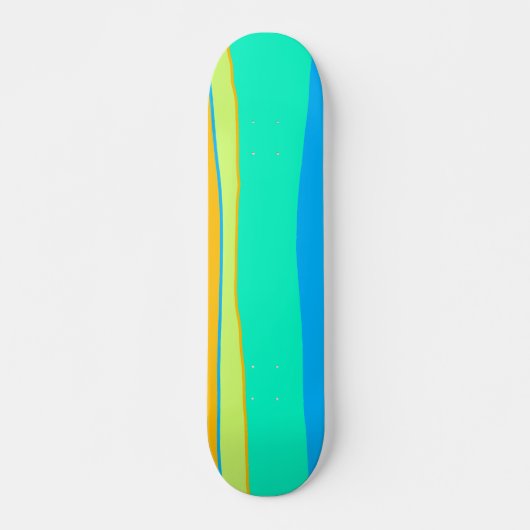 Skateboard voor gebold kleurenontwerp (Voorkant)