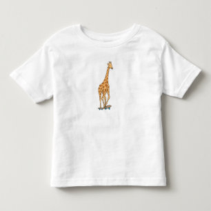 Skateboard voor Giraffe Kinder Shirts