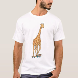 Skateboard voor Giraffe T-shirt