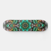 skateboard voor groene bloem (Horizontaal)