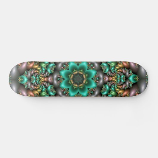 skateboard voor groene bloem (Horizontaal)