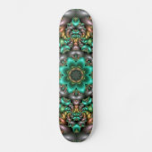 skateboard voor groene bloem (Voorkant)