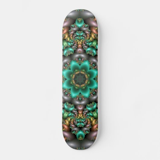skateboard voor groene bloem (Voorkant)