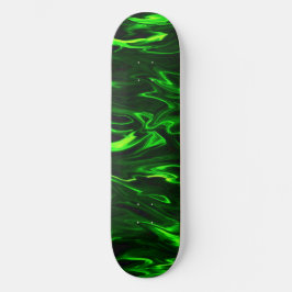 Skateboard voor groene vlamgolven