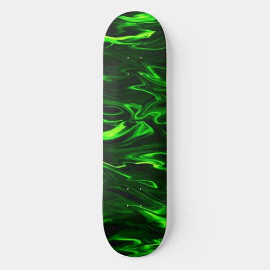 Skateboard voor groene vlamgolven (Voorkant)