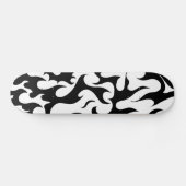 skateboard voor het ontwerp van zwarte en witte br (Horizontaal)