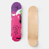Skateboard voor het penselen van kunstgraffiti (Voorkant)