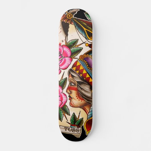 skateboard voor indiase meisjes (Voorkant)