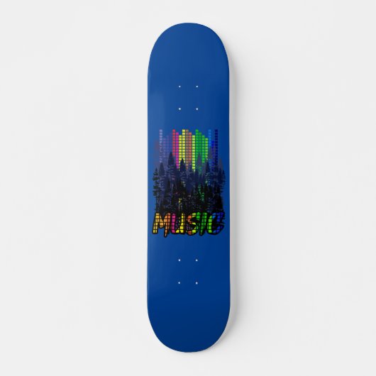 skateboard voor muziekontwerp (Voorkant)