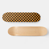 Skateboard voor Oranje- en zwart-witbord (Horizontaal)