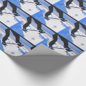 Skateboard voor poolschaatsen cadeaupapier (Hoek)