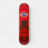  skateboard voor Punk zaadogen (Voorkant)