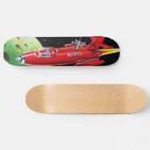 skateboard voor raketkunst (Horizontaal)