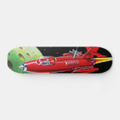 skateboard voor raketkunst (Horizontaal)