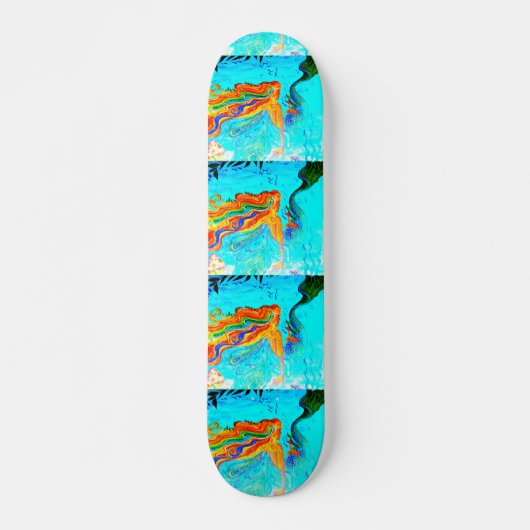 skateboard voor regenboogharen (Voorkant)