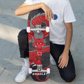 Skateboard voor rode dragon - Gepersonaliseerde na
