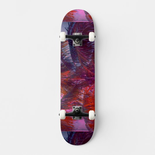 Skateboard voor Tropische kleurengolf (Voorkant)