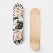Skateboard voor URBAN PUG DOG-stijl (Voorkant)