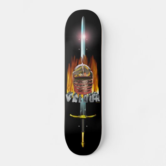 skateboard voor valor en vuur (Voorkant)