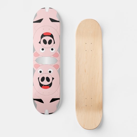 Skateboard voor varkensontwerp (Voorkant)