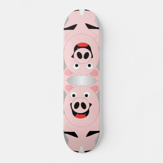 Skateboard voor varkensontwerp (Voorkant)