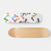 Skateboard voor voetafdruk (Horizontaal)