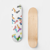 Skateboard voor voetafdruk (Voorkant)