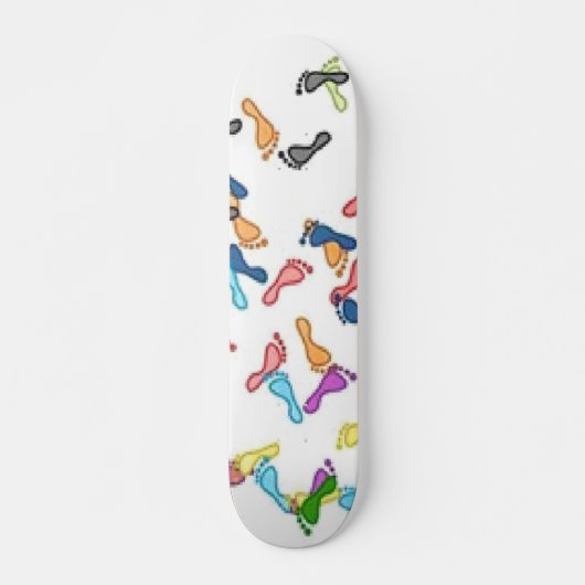 Skateboard voor voetafdruk (Voorkant)