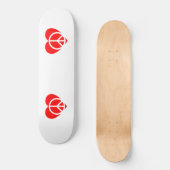 Skateboard voor vrede en liefde (Voorkant)