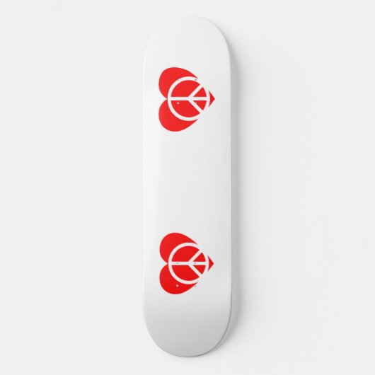 Skateboard voor vrede en liefde (Voorkant)