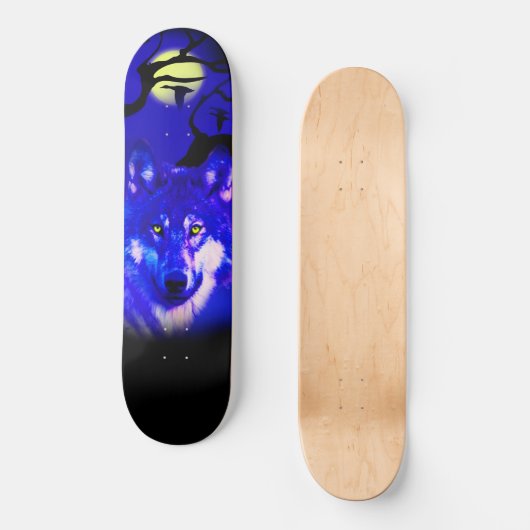 skateboard voor wolvenontwerp (Voorkant)