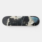 Skateboard voor zwarte en blauwe bergen (Horizontaal)