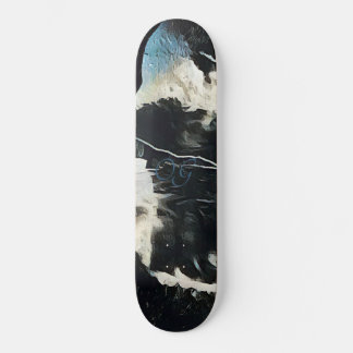 Skateboard voor zwarte en blauwe bergen